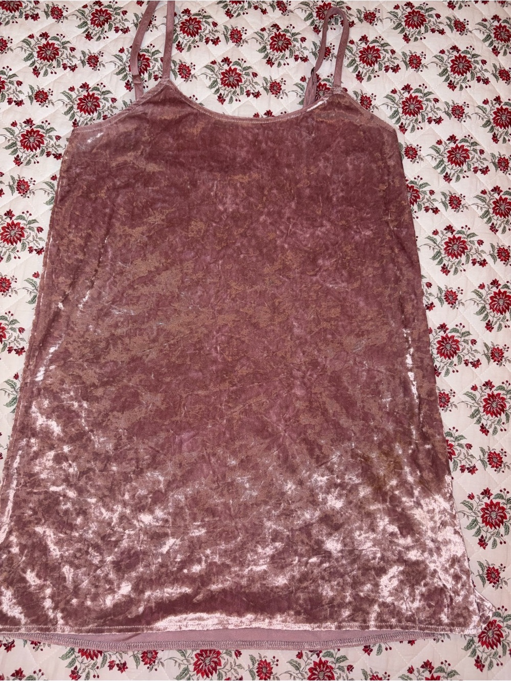 Show Me Your MuMu Crushed Velvet Cami in Mauve